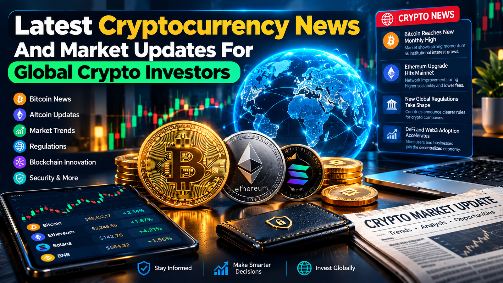 Latest Cryptocurrency News And Market Updates